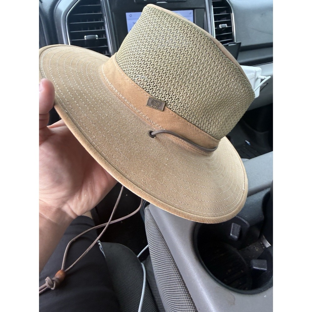 Henschel Hat Co USA Safari Outback Mesh Sun Hat‎ Medium Tan Hiking Fishing